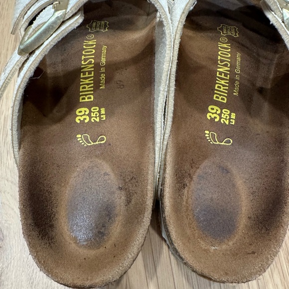 Birkenstock shiny snake cream sandal - Picture 3 of 6